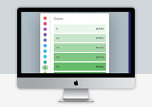 电脑端HTML5颜色参考选取器模板下载