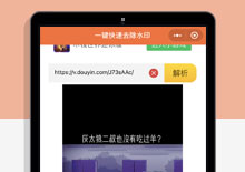 短视频去水印微信小程序源码美化修复版下载
