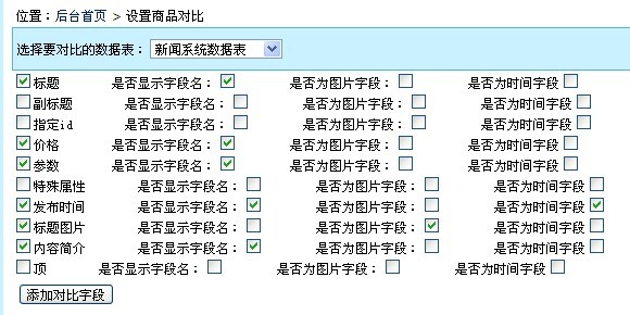 帝国CMS产品比较插件下载