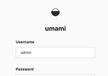 电脑端基于Node.js开发UMAMI流量统计分析源码下载