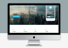 自适应HTML5手机APP软件下载单页模板下载