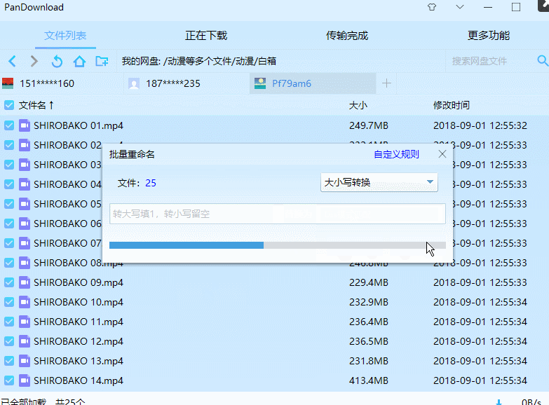 最新可用PanDownload二开百度网盘不限速下载v0.1.5