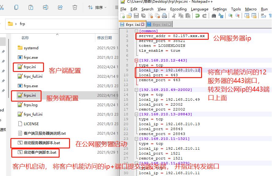 FRP高性能内网穿透+端口转发软件