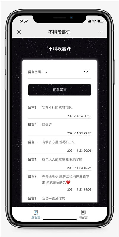 php仿山楂岛留言本源码