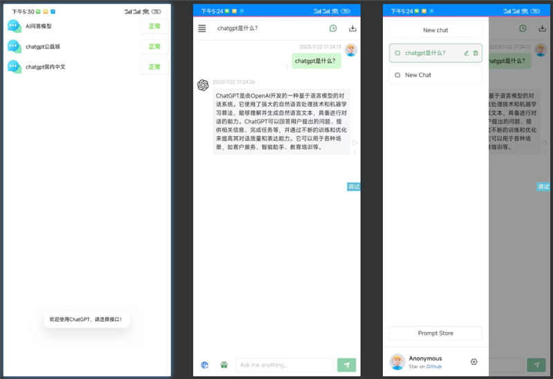 ChatGpt免费公益版V1.1