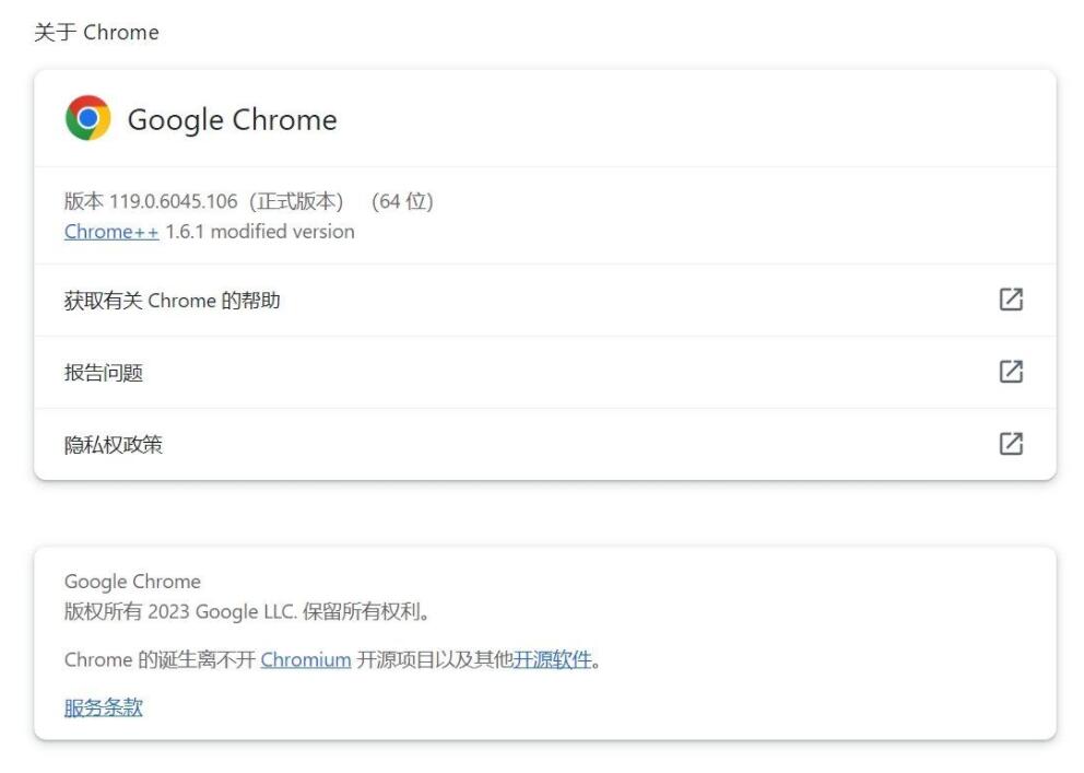 Chrome谷歌浏览器119.0.6045.106绿色便携版